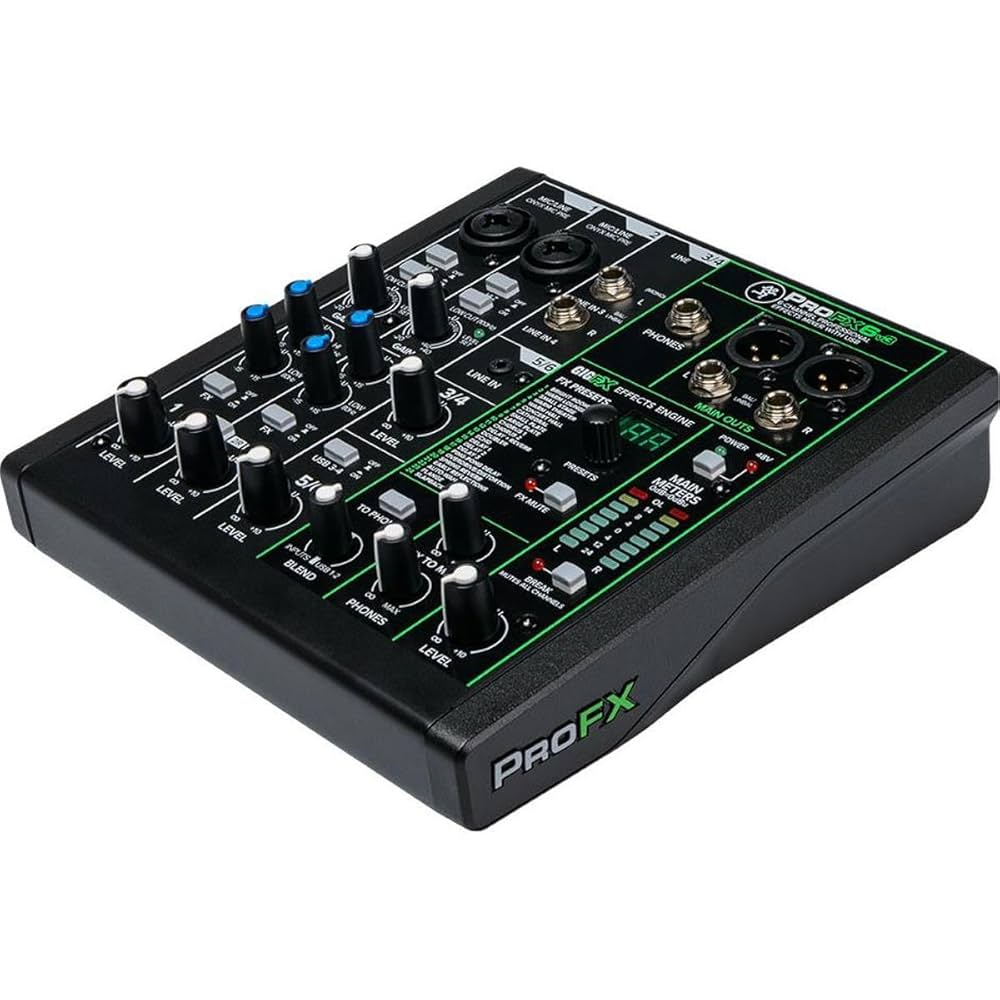 火曜日まで値下げオーディオインターフェースMackie PROFX6v3 Amazon.co.jp: Mackie ProFX6v3+ 6チャンネルプロフェッショナル